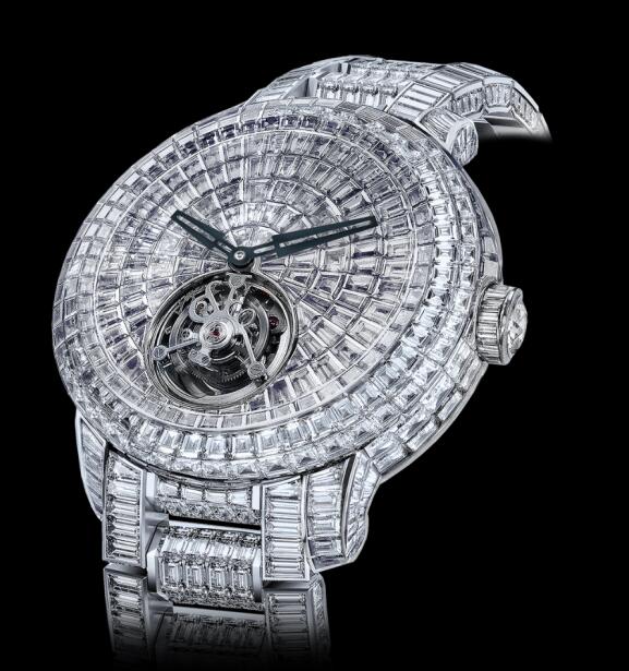 Jacob & Co CAVIAR TOURBILLON DIAMOND BRACELET CV201.30.BD.BD.A30BA Replica watch